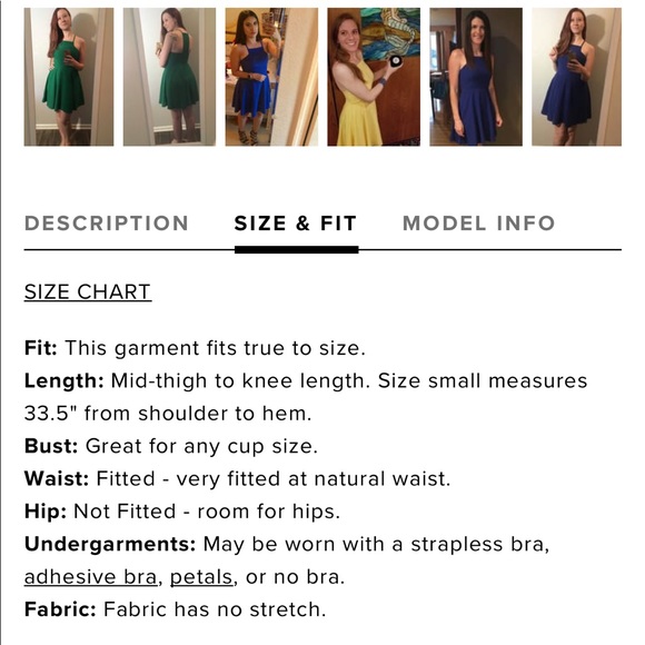 NWT ROYAL BLUE SKATER DRESS - Picture 6 of 6